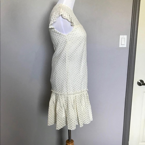 Romantic Vintage Sheer Net Wool Dress - Picture 4 of 10